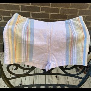 Free people one side zip closure shorts size 8